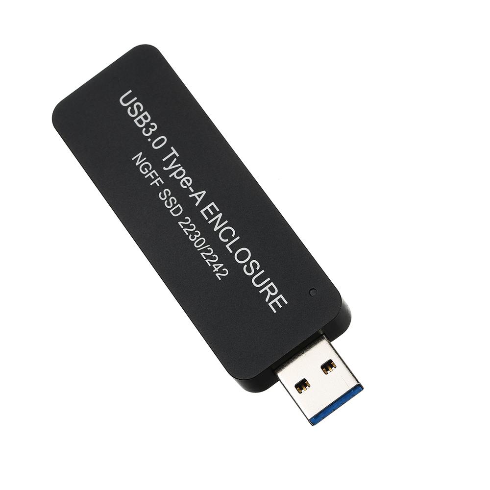 Ổ cứng di động có thể thu vào NGFF / M.2 SSD sang USB 3.0 Loại-A 72mm