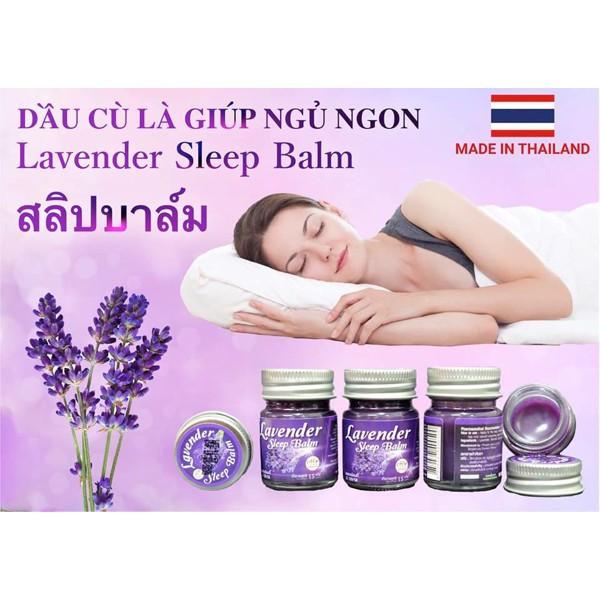 Dầu Cù Là Giúp Ngủ Ngon LAVENDER SLEEP BALM OTOP Thái Lan