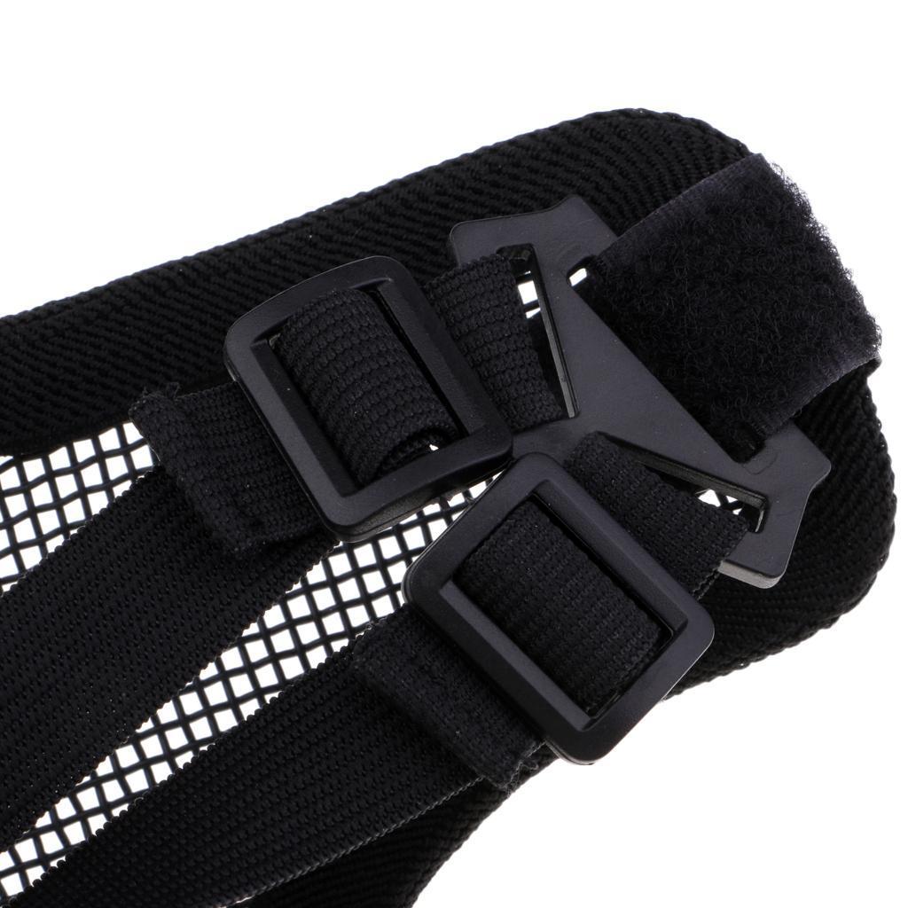 Hunting Adjustable Steel Half Face Mesh Mask, with Stable Back Strap