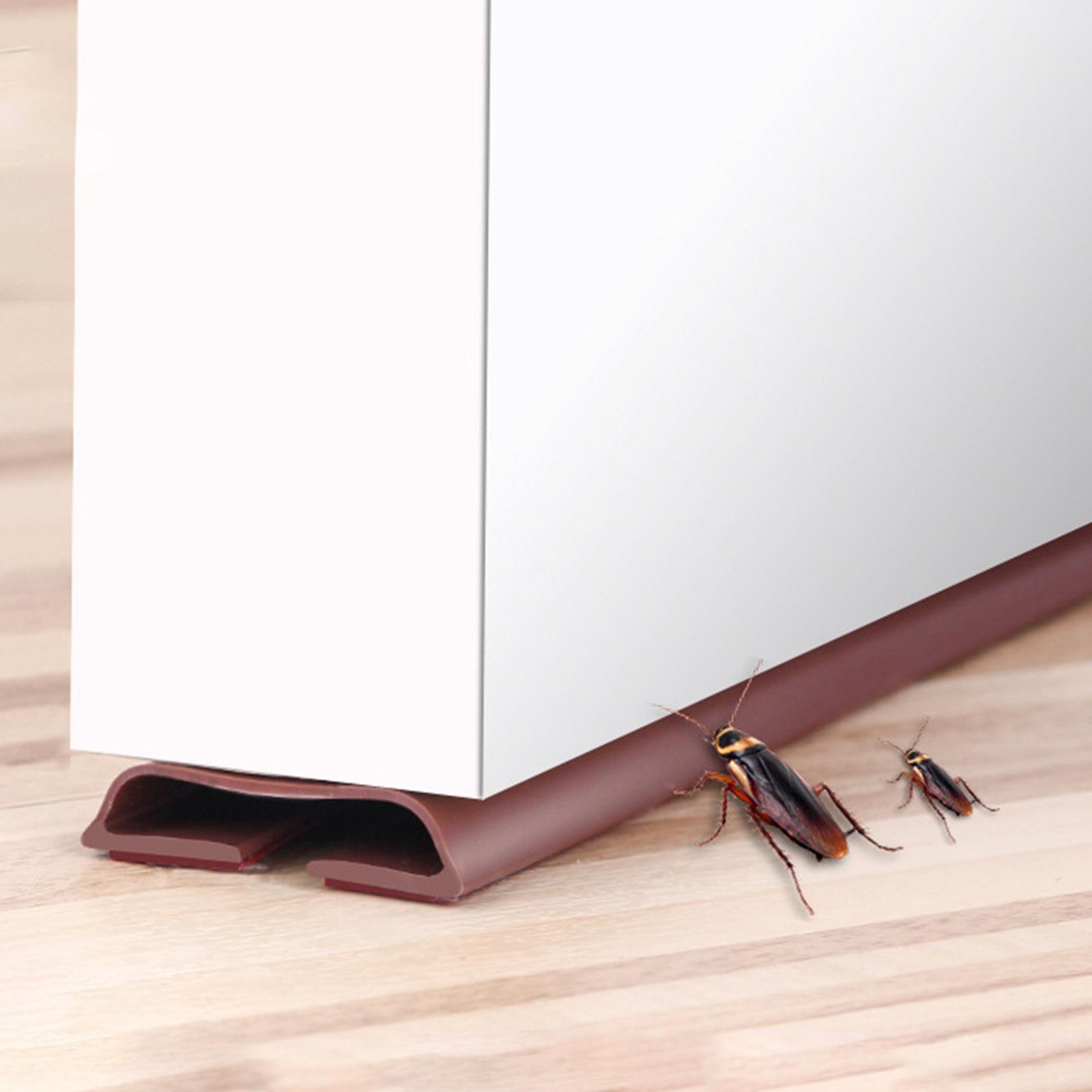 Door Bottom Seal Strip Draft Stopper under Door Bottom Guard for Large Door Frame