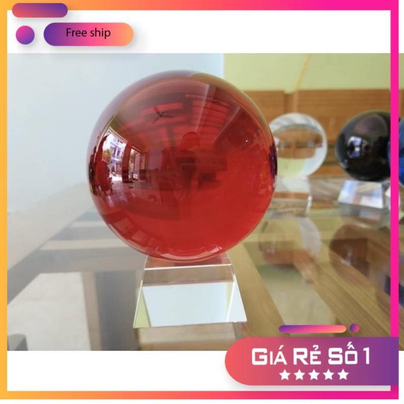 Quả cầu thủy tinh trong suốt đường kính 150mm