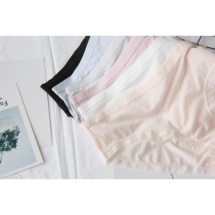 Quần lót nữ thun lạnh viền ren