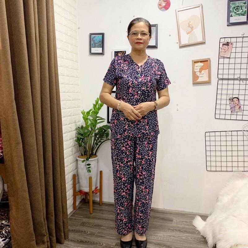 Bộ Lanh Trung Niên Quần Dài Áo Mở KhuyBộ Lanh Việt Thắng