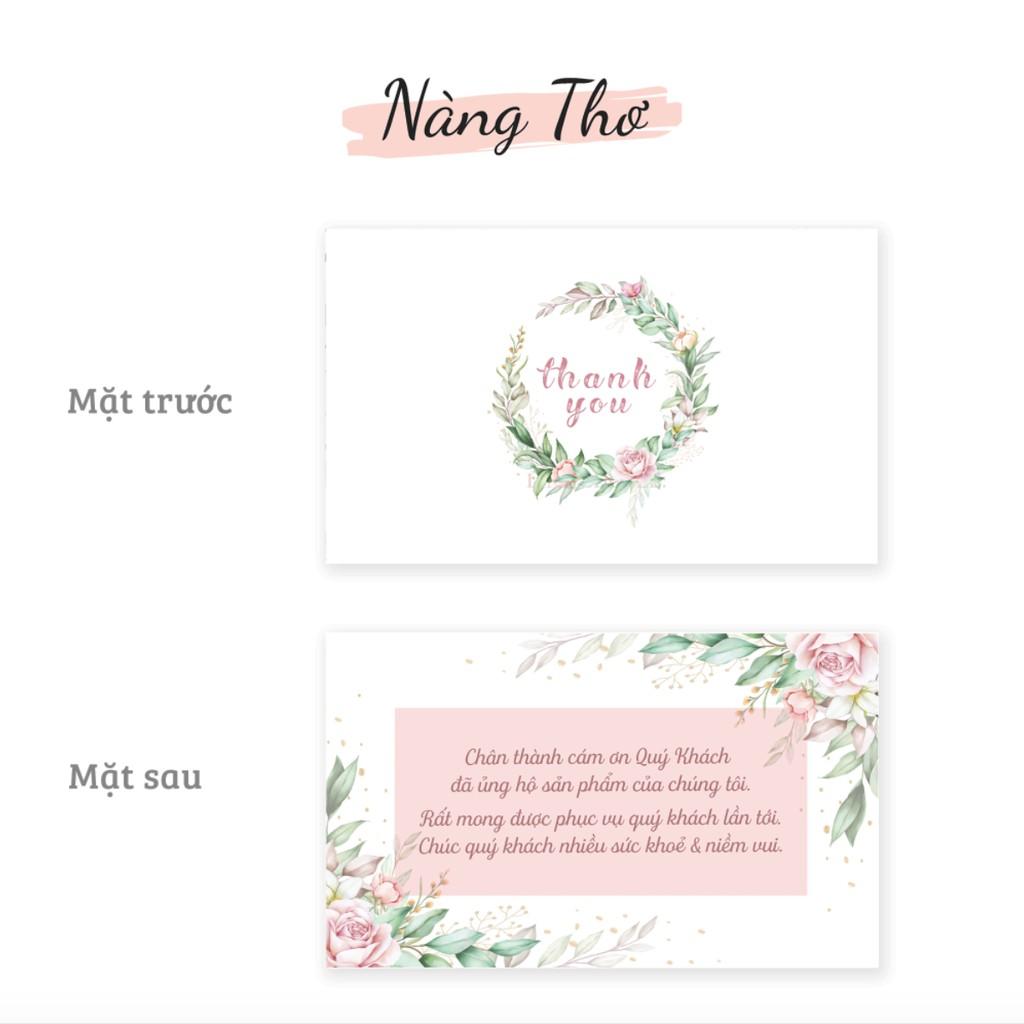100 THẺ THANK YOU_CARD CÓ SẴN_THIẾT KẾ DECAL VIP