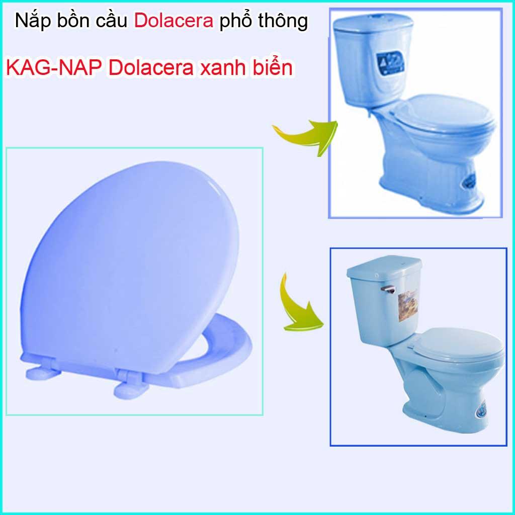 Nắp bồn cầu Dolcera xanh biển KAG- NAP Dolacera xanh biển