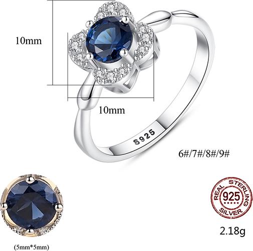 Combo bộ trang sức bạc nữ đính đá đẹp cao cấp 3 món BNT614 Bảo Ngọc Jewelry [THIẾT KẾ ĐỘC QUYỀN]