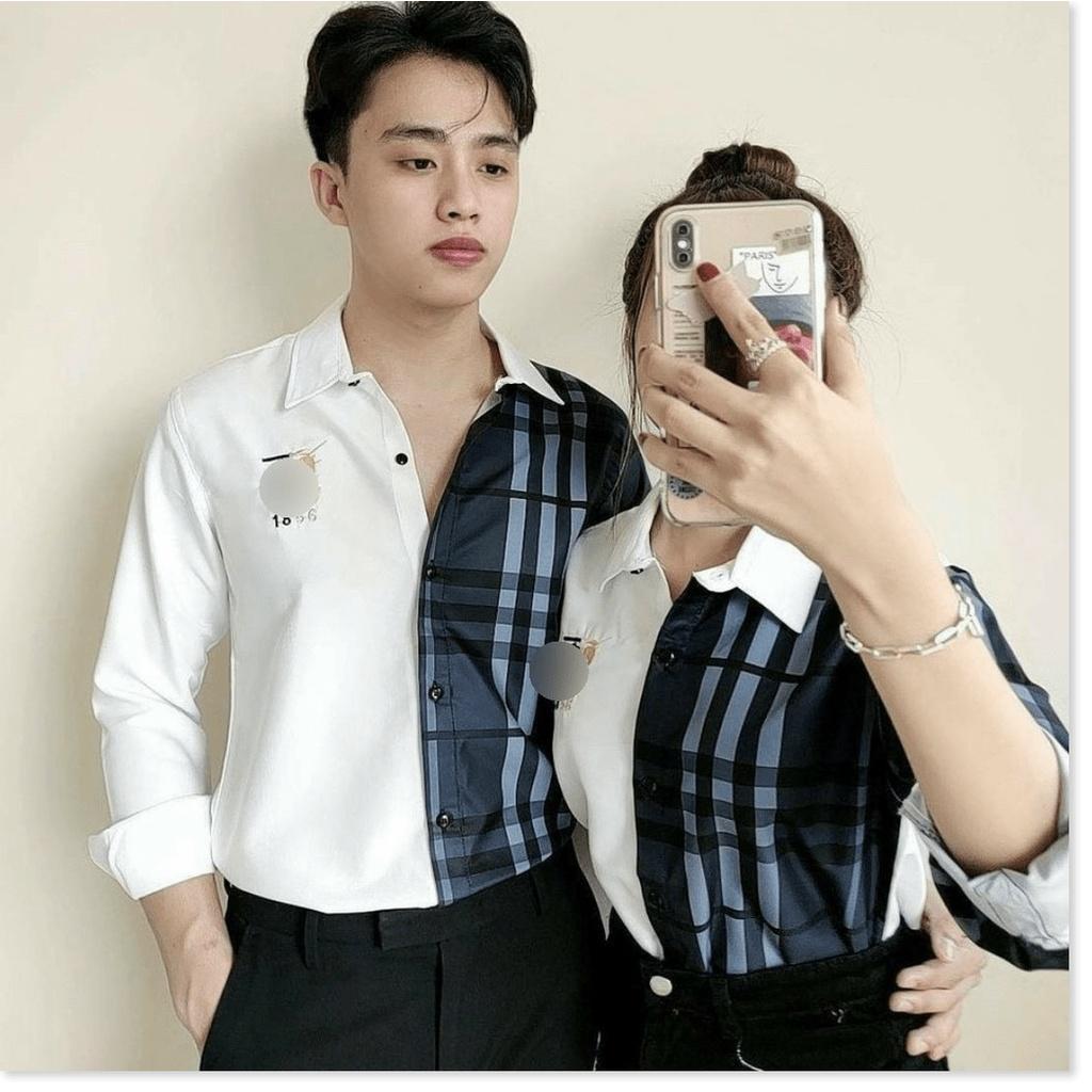 Áo sơ mi cặp đôi CỰC ĐẸP HOẠ TIẾT CARO