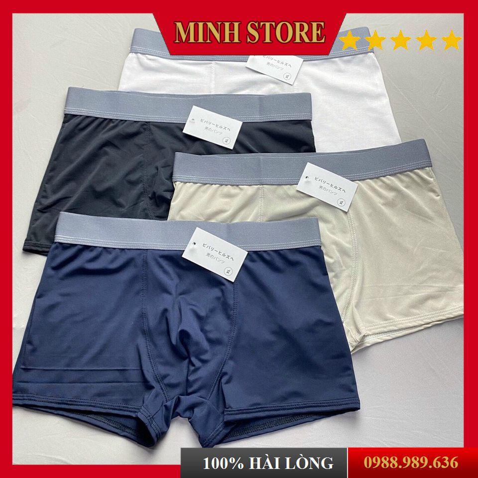 Quần sịp nam cao cấp thun lạnh, quần lót nam boxer chất liệu thoáng mát co giãn 4 chiều thoải mái SDN02 - MS88