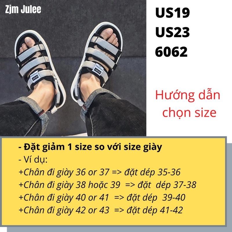 (Có 3 Màu) Sandal nữ nam 3 quai trơn cao cấp hothit Fullsize 35-44 - dép quai hậu học sinh mới về 2021