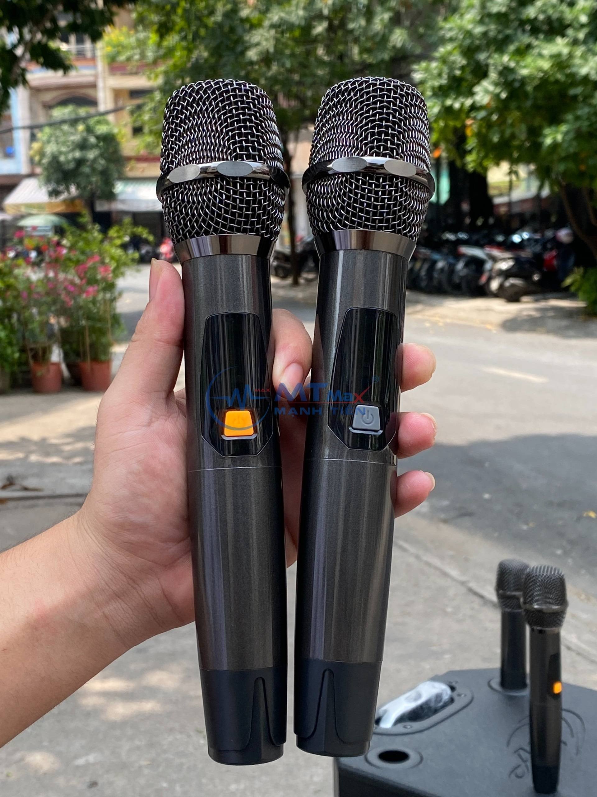 Loa Kéo AT T12 - Bass 30 Kèm 2 Micro Không Dây Cực Hayx