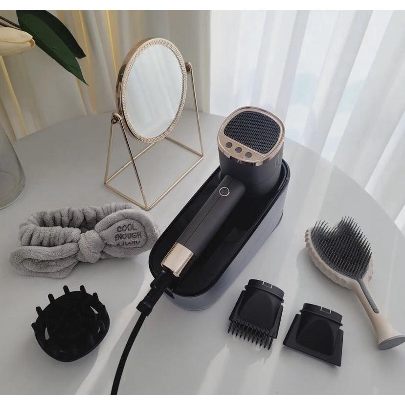 Máy Sấy Tóc JMW LUMI AIR, 3 Đầu Sấy Giúp Tạo Kiểu Nhanh Chóng, Bảo Vệ Tóc Khỏi Xơ Rối, Gãy Rụng, Nội Địa Hàn, BH 12Tháng