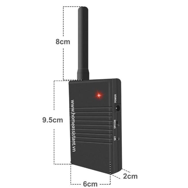 Bộ Khuếch Đại Chuyển Tiếp Tăng Cường Sóng RF 433Mhz 1Km HW433