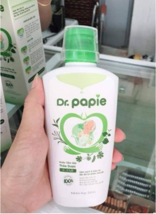 Nước Tắm Gội Thảo Dược Dr Papie