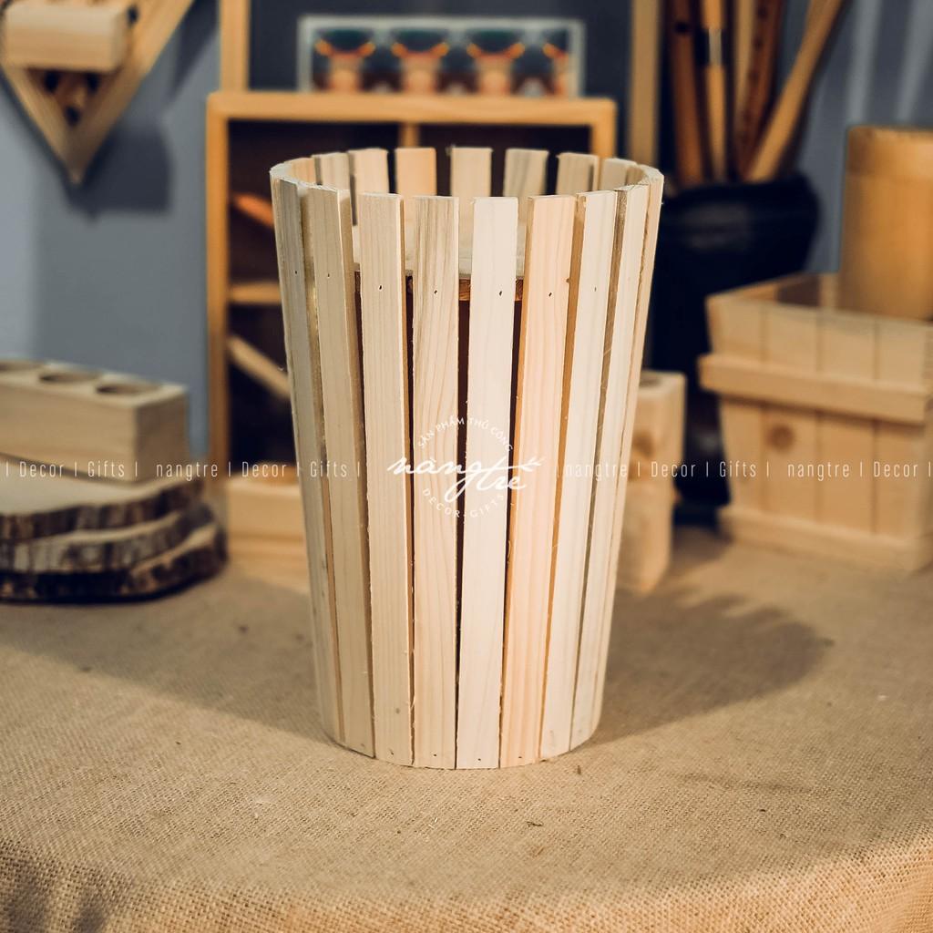 Bình gỗ pallet/đôn gỗ pallet -