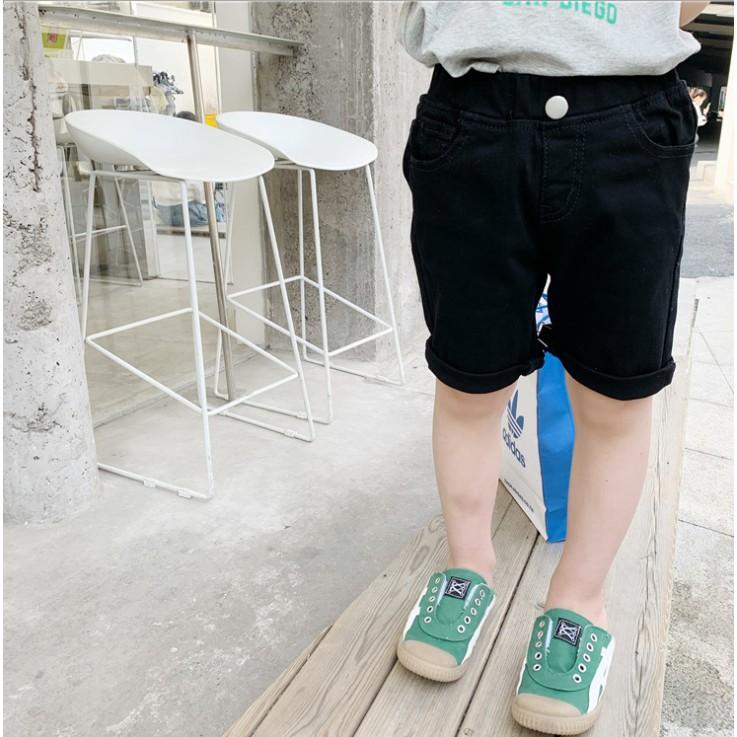 Quần Kaki Short sọc caro cho bé Q295