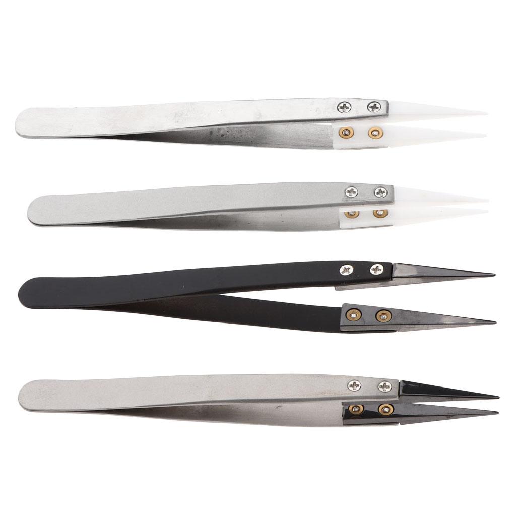 Professional Stainless Steel Pointed Tip Eyebrow Tweezers Precision for Facial Hair, Ingrown Hair, Splinter, Blackhead, Tick Remover and More