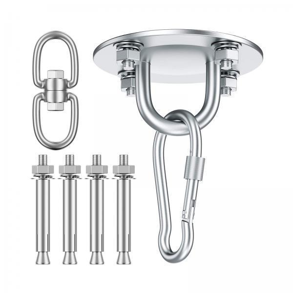 2X Ceiling Hook Hanging Chair 360 ° Swing Hook Ceiling Up To 500KG for