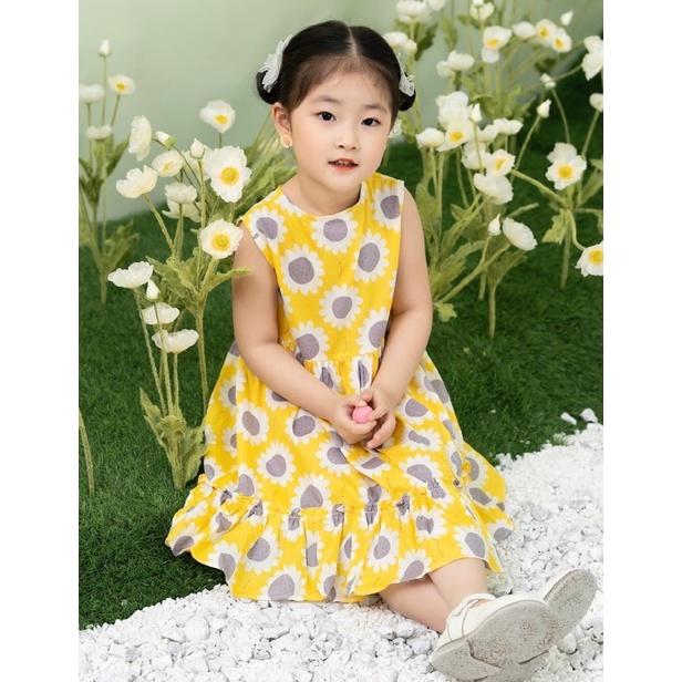 Váy cho bé họa tiết hoa hướng dương O.P Kids