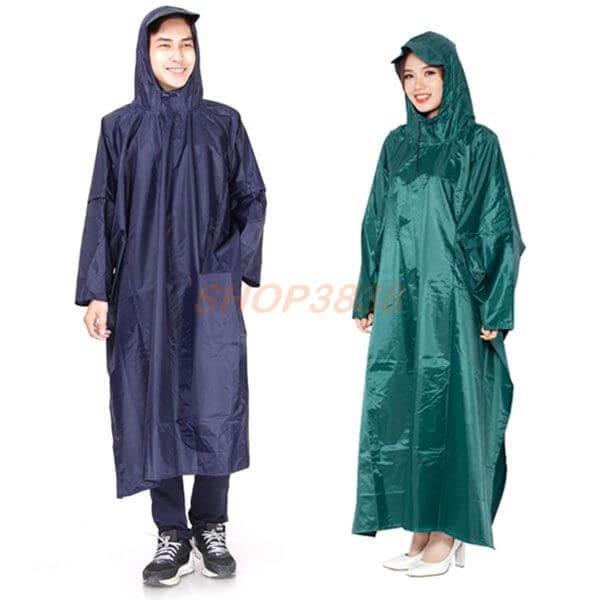 Áo Mưa Cánh Dơi Vải Dù 1m4-1m6 An Toàn Không Thấm Nước