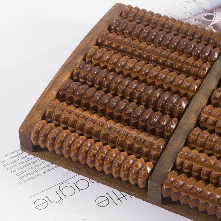 Dụng Cụ Massage Bàn Chân 8 Bàn Bằng Gỗ Cao Cấp Loại Lớn