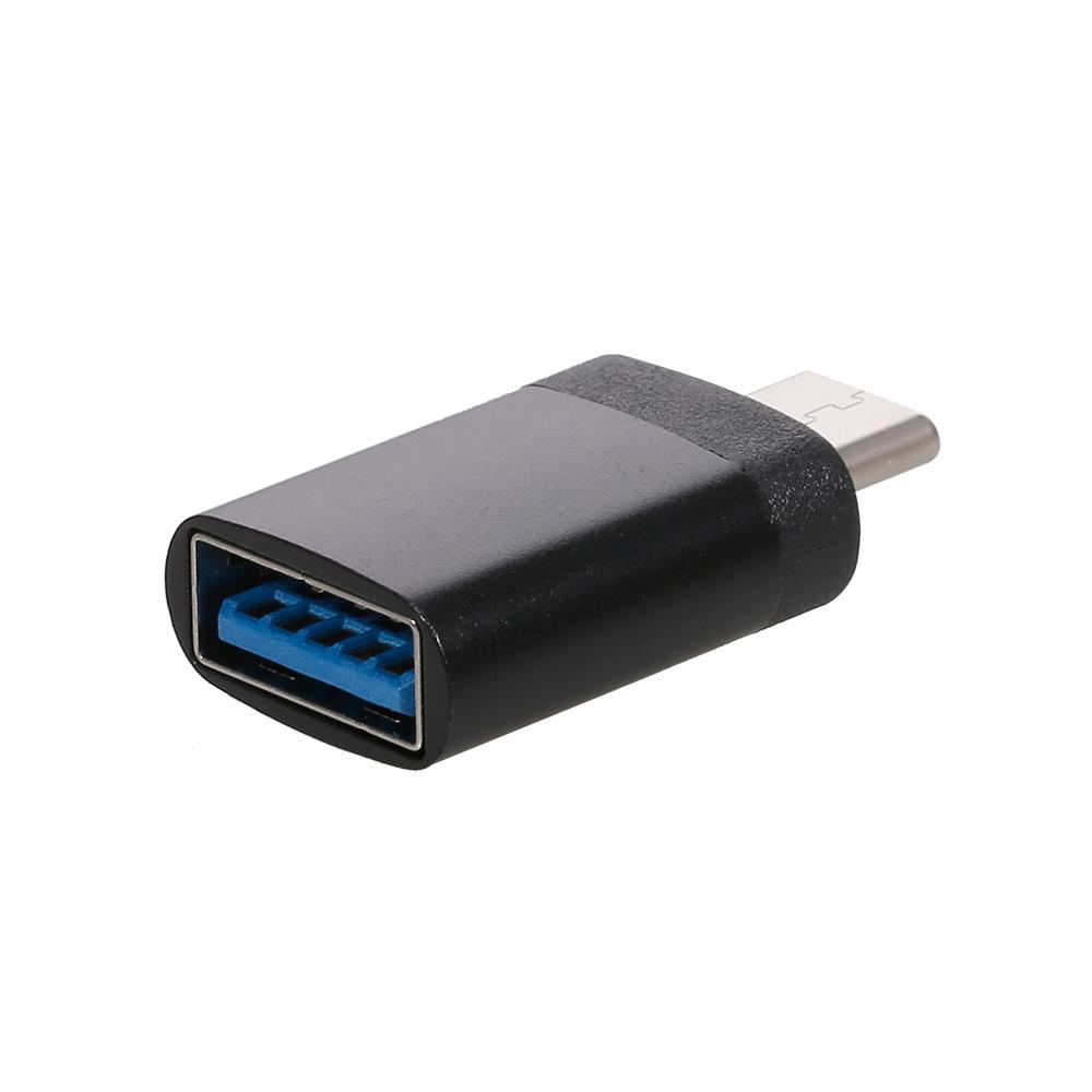 Type-C Adapter Type-C Male to USB3.0 Female OTG Connector Converter Plug and Play Support Mobile Phone Tablet Grey