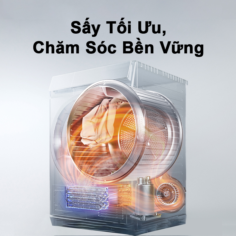 Máy Sấy Panasonic 10,5kg NH-EH05JD1BV - Sấy diệt khuẩn 99,99% - Sấy thông minh - Sấy tiết kiệm - Hàng chính hãng