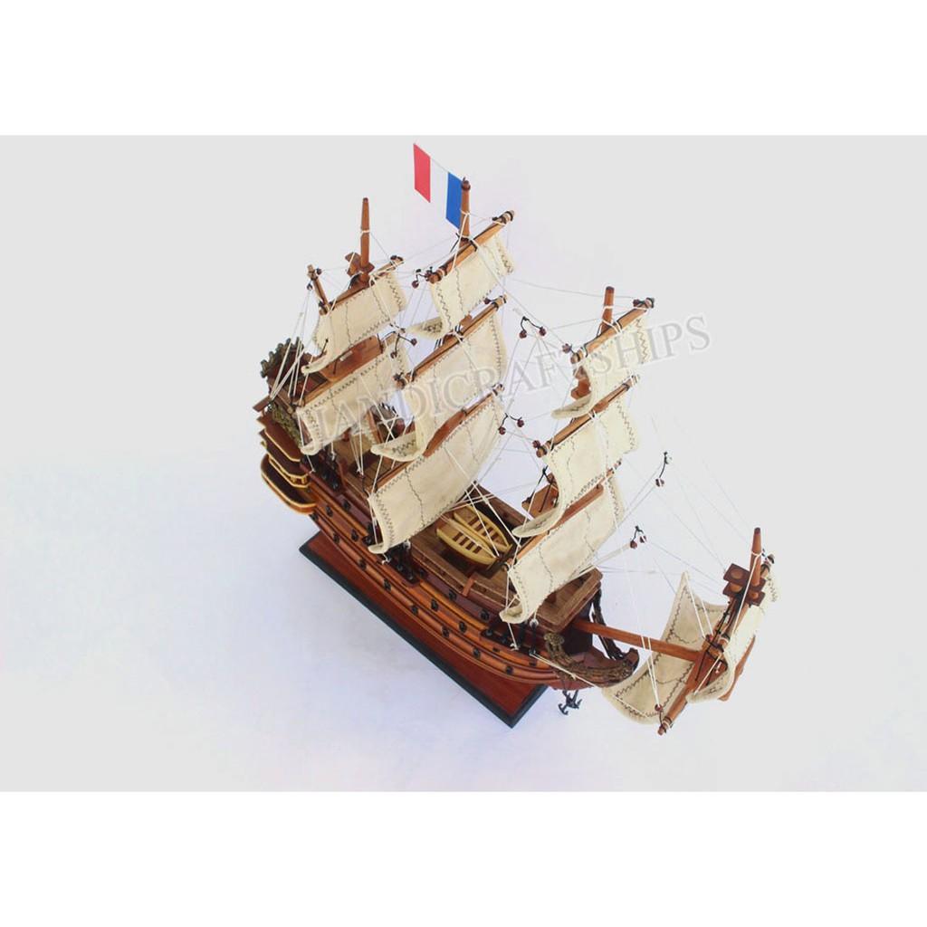 Mô hình thuyền chiến gỗ Soleil Royal 48cm