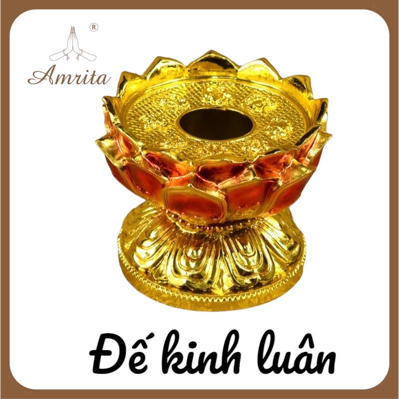 Kinh luân cầm tay Tây Tạng cầu nguyện - kinh luân bằng đồng - kinh luân điện - kinh luân omani - Amrita