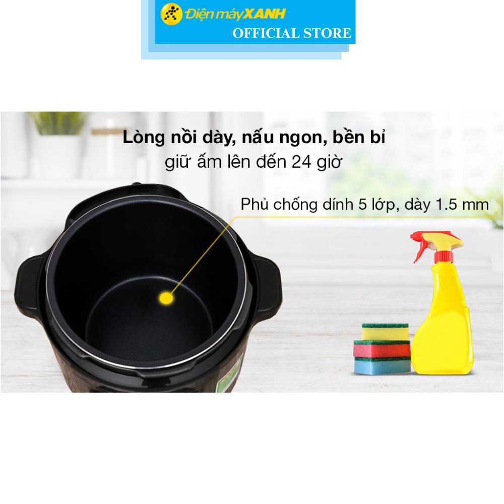 Nồi áp suất điện Tefal CY601868 6 lít - Hàng Chính Hãng