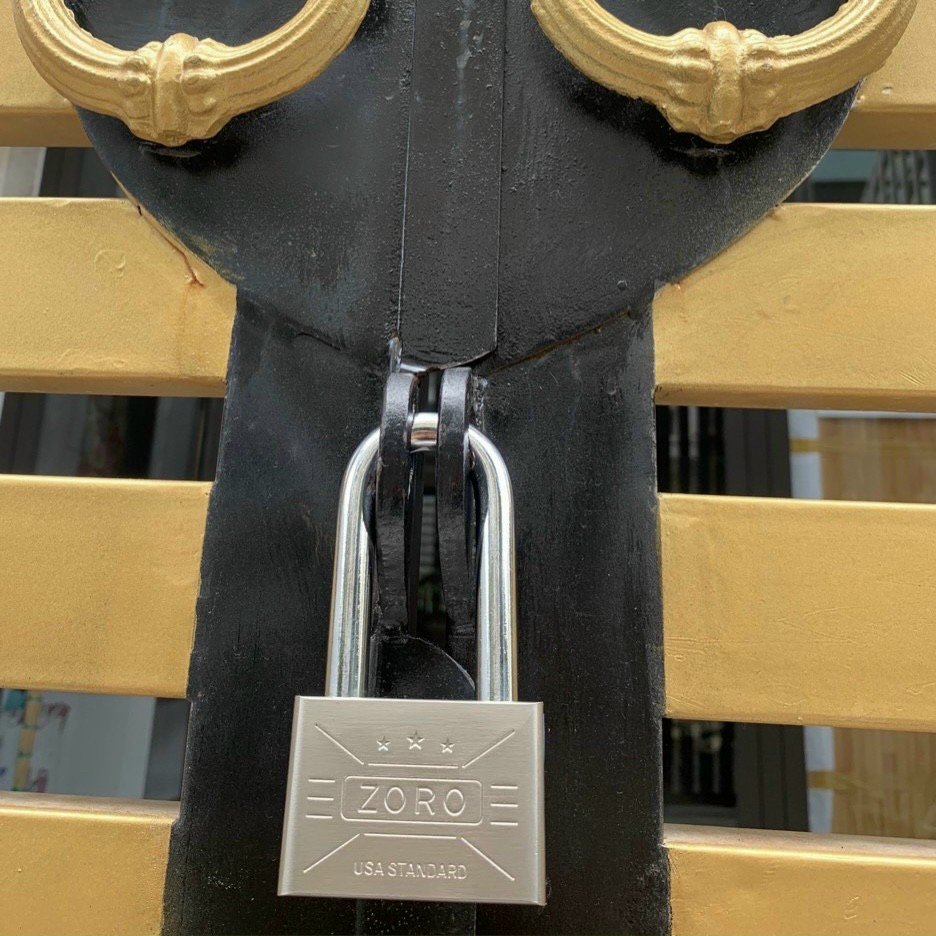 Ổ khóa ZORO 6 phân càng dài,chìa muỗng - khóa bấm không cần chìa, ổ khóa càng dài khóa cửa chống trộm công nghệ mỹ