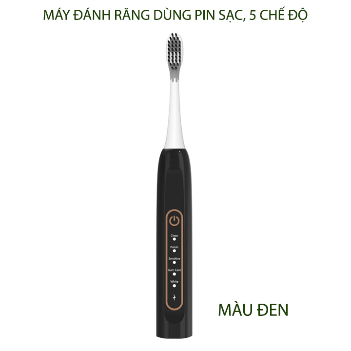 Máy đánh răng cầm tay dùng pin sạc E7 với 5 chế độ tùy chọn