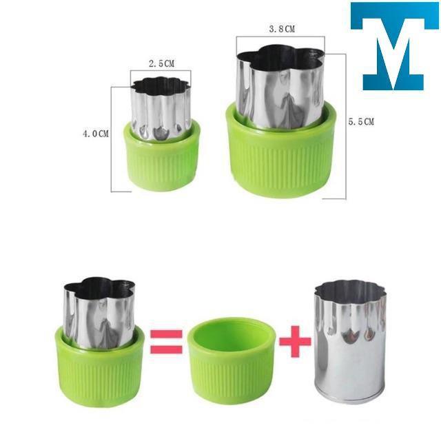 Bộ khuôn cắt tỉa tạo hình rau củ quả 8 món cao cấp