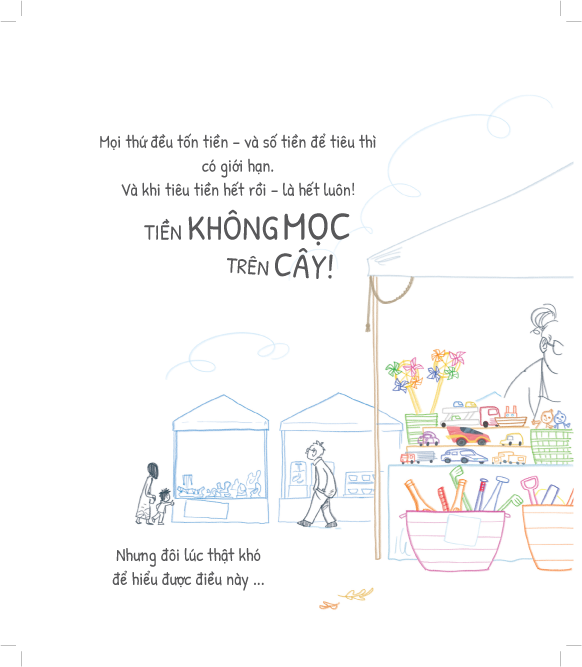 Sách - Dtpbooks - Tiền không mọc trên cây - Tủ sách dạy con ứng xử