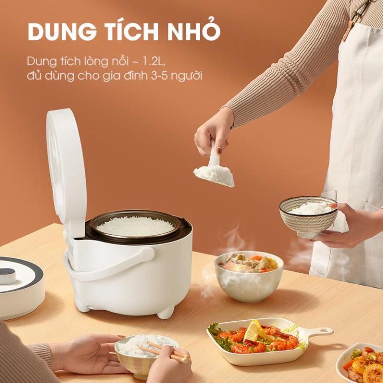 HOẢ TỐC - Nồi cơm điện mini 1.2L SAMONO SW-DF01 cho cặp nhỏ 3 đến 5 người - Hàng chính hãng - Ala Group