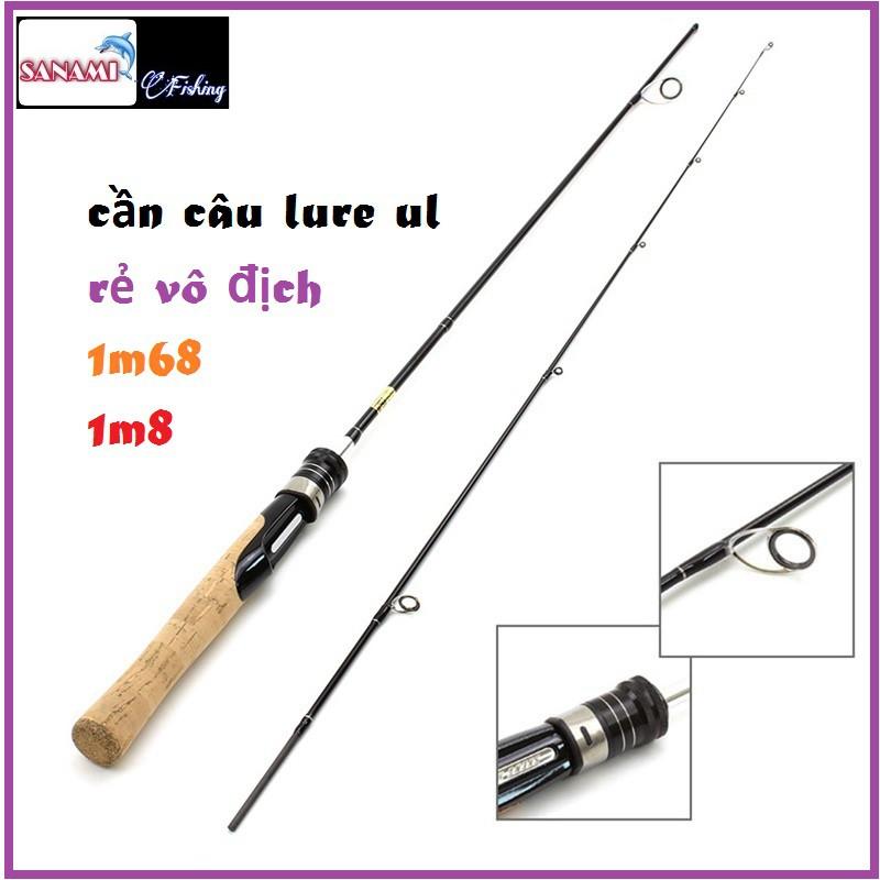 cần câu lure suối ul 168ul dài 1m65 và 1m8 -SANAMI FISHING