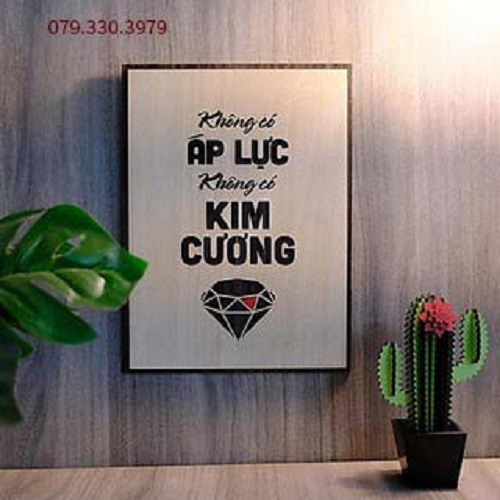 Tranh Trang Trí , Tranh Treo Tường Không Có Áp Lực Không Có Kim Cương Tạo Động Lực Làm Việc