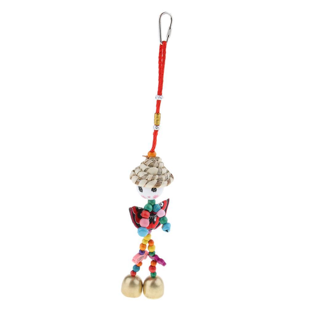 Doll Bird Parrot Chew Toy for Rabbit Hamster Guinea Pig Parakeet Cockatiels