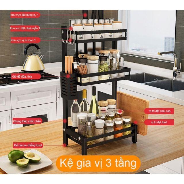 KỆ GIA VỊ 3 TẦNG CAO CẤP