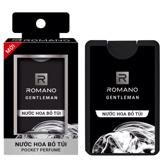 Nước hoa bỏ túi Romano hương Gentleman 18ml