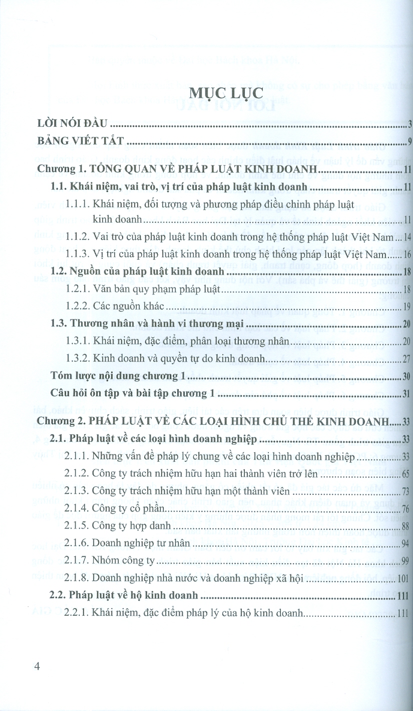 Giáo Trình Luật Kinh Doanh (Dành Cho Sinh Viên Ngành Kinh Tế Và Quản Lý) - ảnh 5