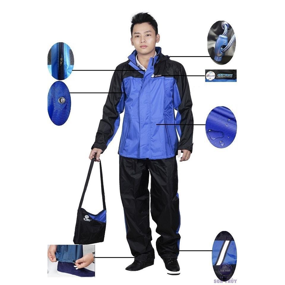 Áo mưa bộ 2 lớp siêu bền siêu ấm Thủy Sơn