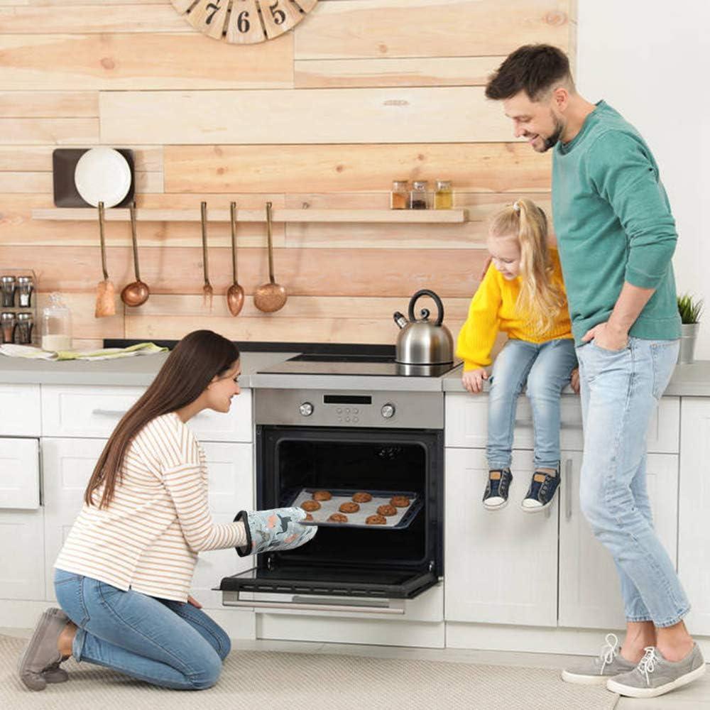 Găng tay nhà bếp, găng tay lò nướng lò nướng lò nướng manee chống nhiệt găng tay cách điện cho thịt nướng bánh pizza bánh pizza bánh 1 cặp