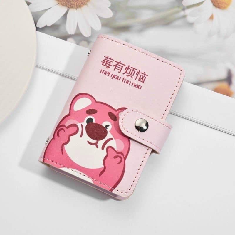 VÍ ĐỰNG THẺ NHIỀU NGĂN GẤU LOTSO DUYÊN CƯỜNG