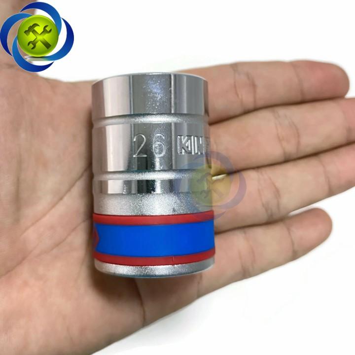 Tuýp 26mm 3/4 Kingtony 633026M 12 cạnh màu trắng