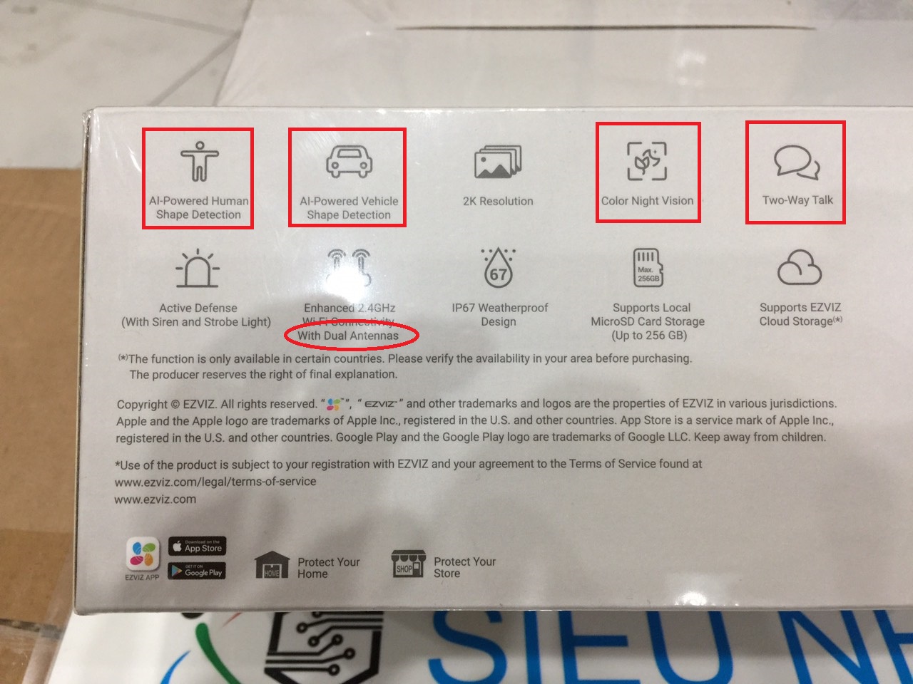 Camera wifi hikvision ezviz ngoài trời CS-H3-R100-1H3WKFL ra mắt Quí 4.2022 - Hàng chính hãng