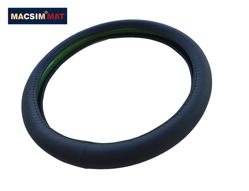 Bọc vô lăng cao cấp Macsim mã L631 chất liệu da thật - Khâu tay 100% size M phù hợp các loại xe