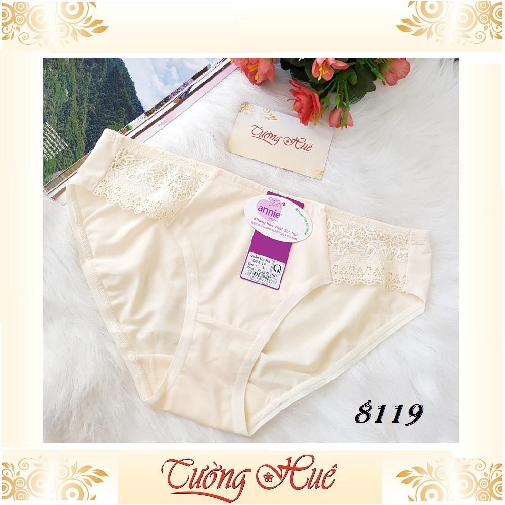 Quần lót nữ annie QE 8119 thun lạnh phối ren.
