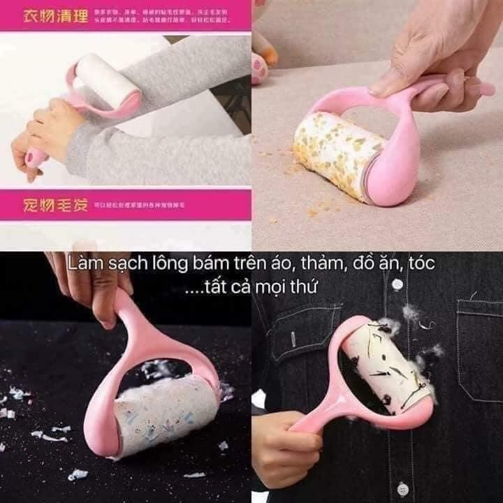 Cây Lăn Bụi Thông Minh Tặng Kèm 2 Cuộn Lau