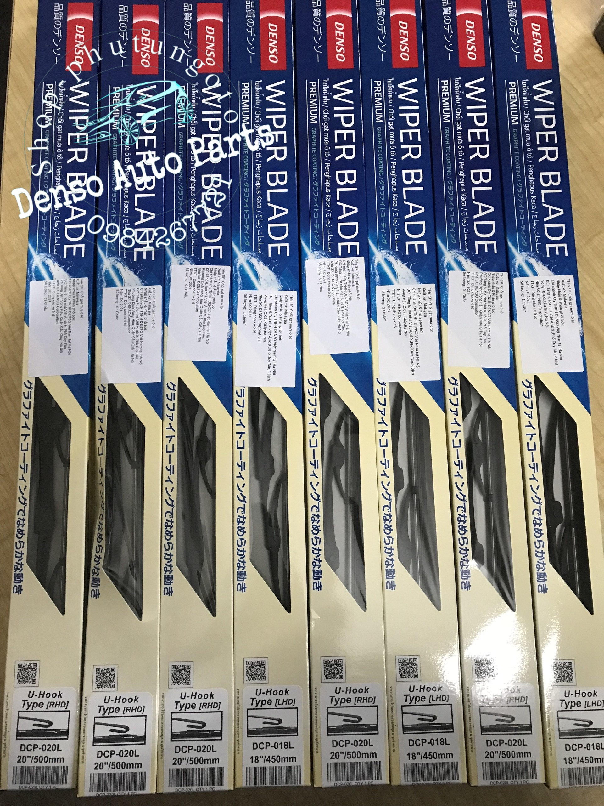 Gạt mưa Denso Wiper Blade Premium DCP chính hãng phù hợp với xe Toyota, Lexus