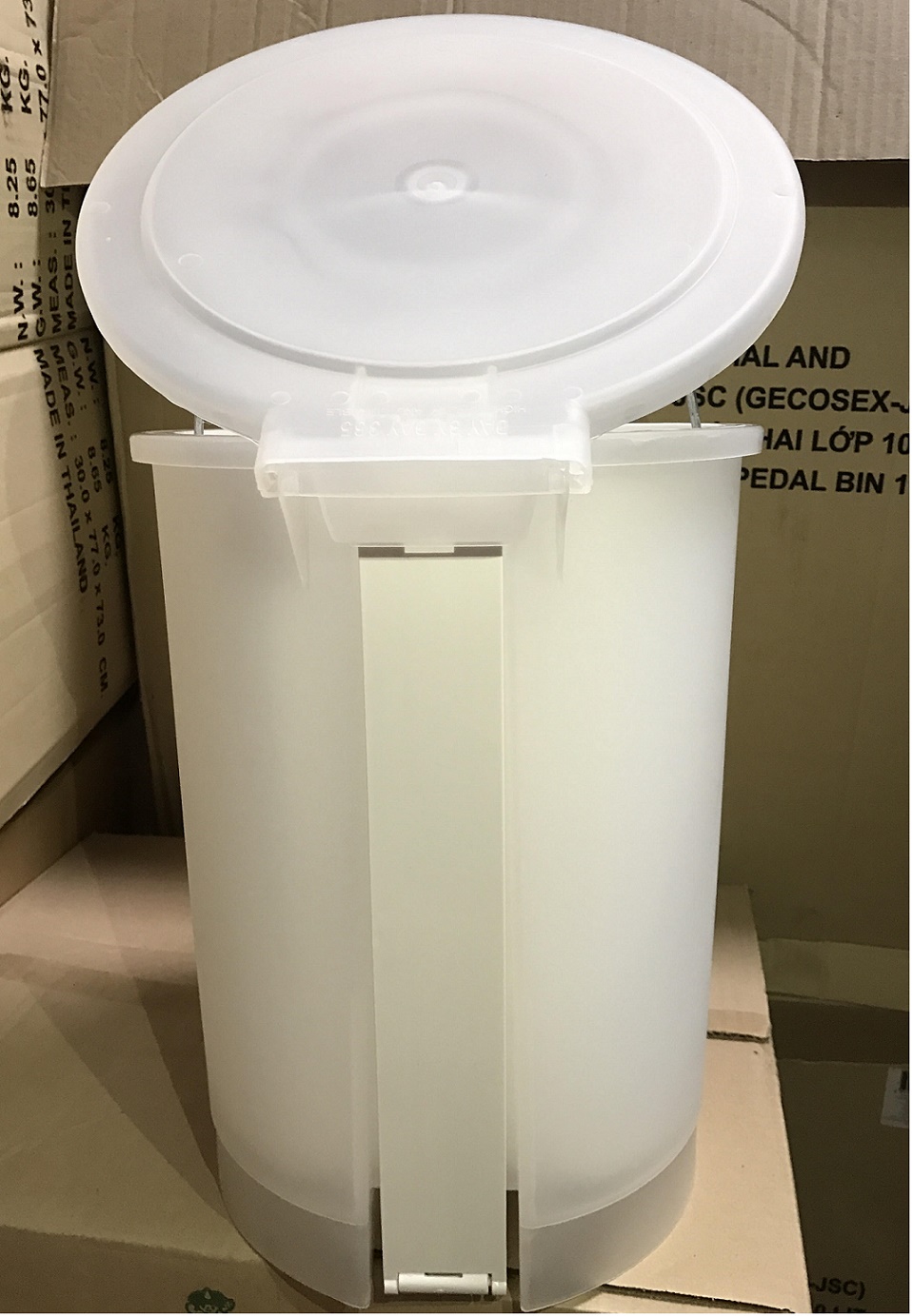 Thùng rác DKW Sang Ah 2 lớp có chân đạp - 10 lít nhập khẩu Thái Lan